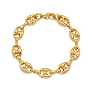 18k Gold Plated Chain Link Bracelet NWOT